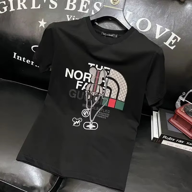 Streetwear Brand Clothing - Camiseta masculina de luxo com estampa